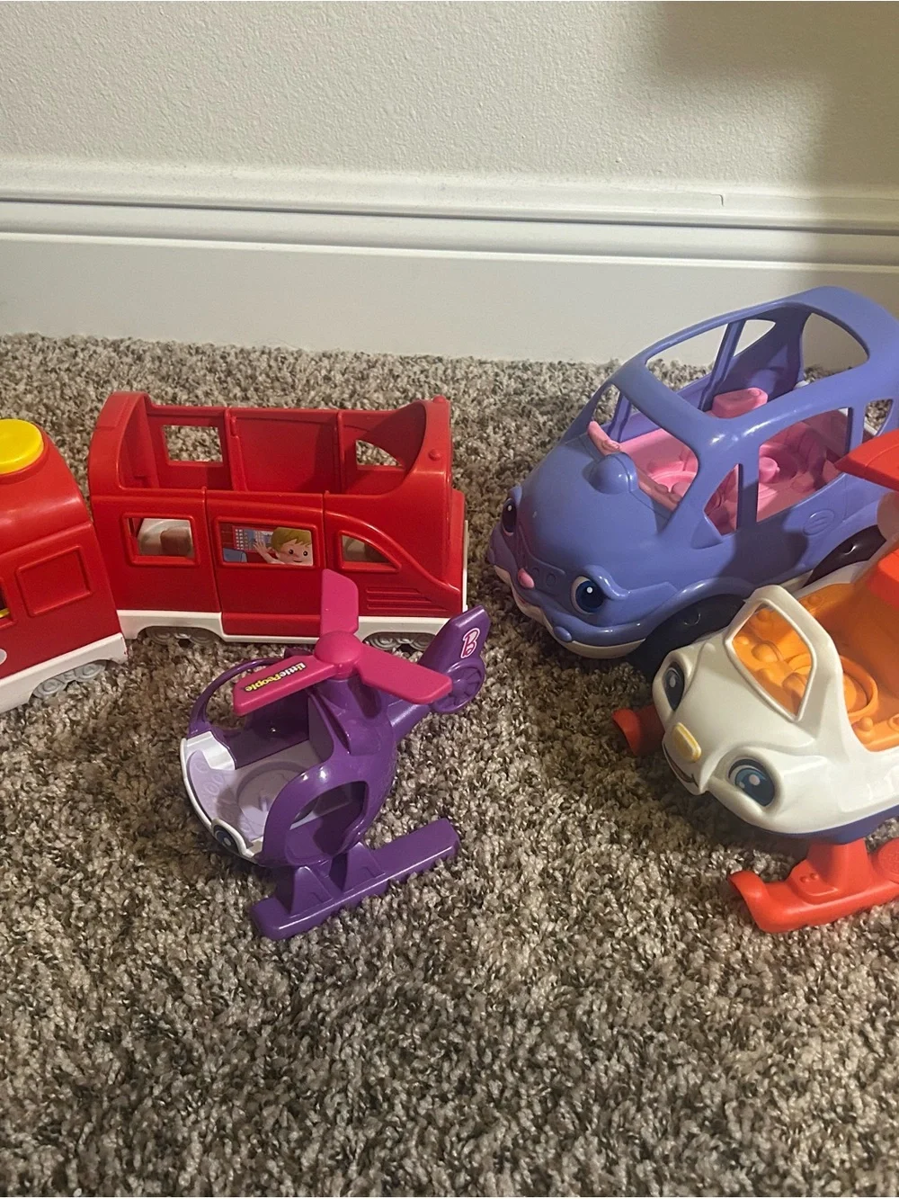 Fisher Price Little People Assorted Vehicles - Bundle of 4